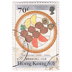 Hong Kong 1990 International Cuisine 70c Indian SG 637 stamps on sale