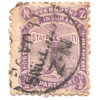New Zealand 1891 Life Insurance 1/2d Purple Used SG L10 stamps on sale