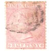 Jamaica 1860 1/2d Red Queen Victoria Used SG 7 stamps on sale