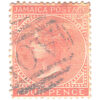 Jamaica 1870-86 Queen Victoria Definitives 4d Brown-Orange Used SG 11 stamps on sale