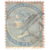 Jamaica 1860 Queen Victoria Definitives 1d Blue Used SG 1 stamps on sale